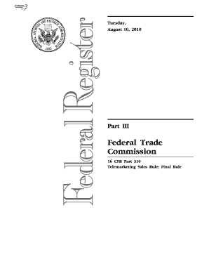 Federal Trade Gpo  Form