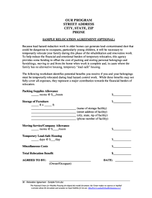 Hud Relocation Forms