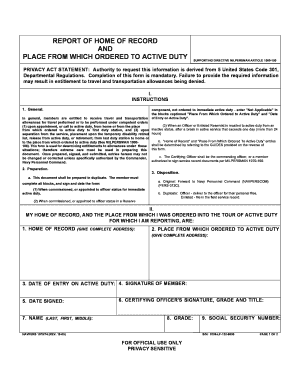 Navpers 1070 74  Form