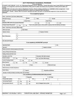 113116 Navy Recruiting Command Cnrc Navy  Form