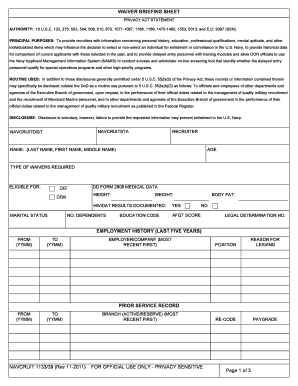 Navcruit 1133 97  Form