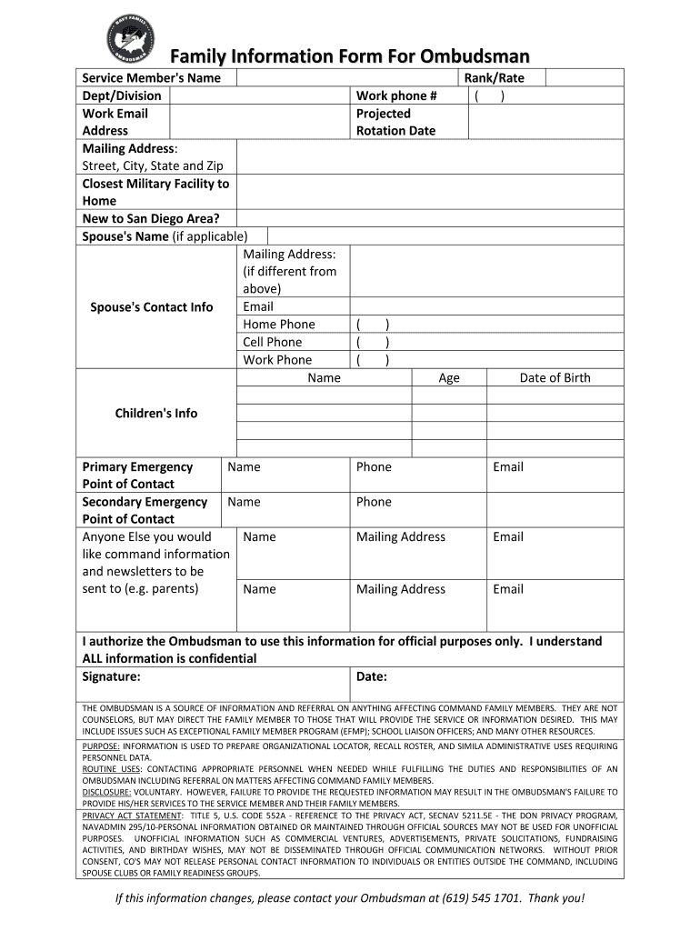 Form Volunteer Ombudsman 8620