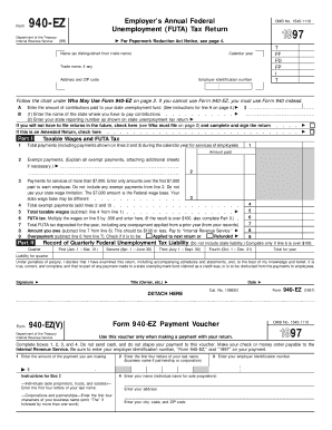 Form 940 EZ Irs