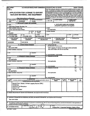 CBP0015 Combined Export and Import License Application December 09, Public Pbadupws Nrc  Form