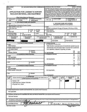 CBP0040 ExportImport License Application March 10, Public Pbadupws Nrc  Form