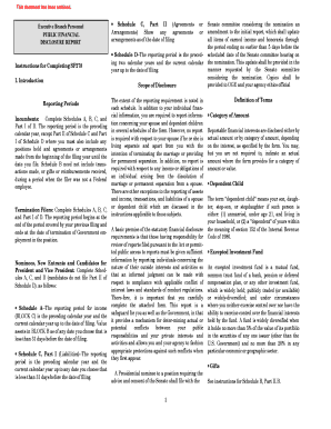 Form SF 278 Instructions Nsf