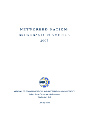 Networked Nation National Telecommunications and Information Ntia DOC