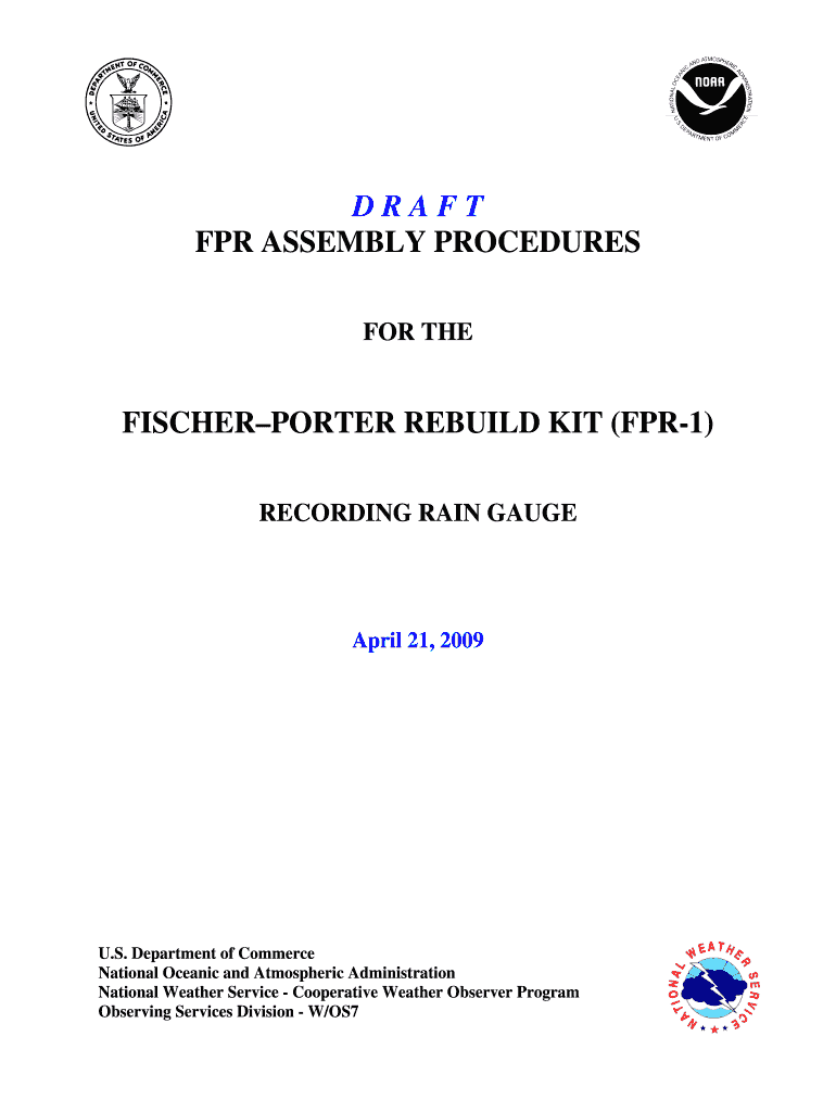 FPR 1 Multiple Choices NOAA Nws Noaa  Form