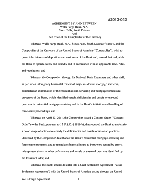 Formal Agreement 042 DOCX Wells Fargo Bank, National Association, Sioux Falls, South Dakota Occ