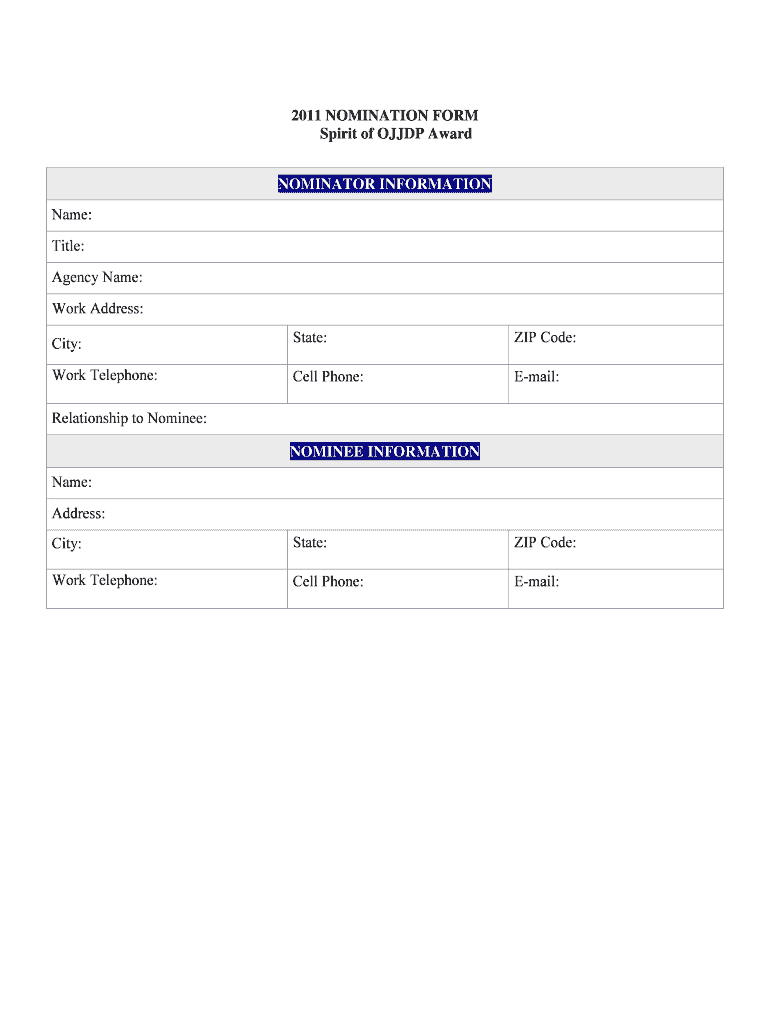 Conference Awards Office of Juvenile Justice and Delinquency Ojjdp  Form