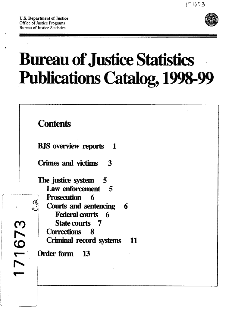 The Justice System Bureau of Justice Statistics Department of Justice Bjs Ojp Usdoj  Form
