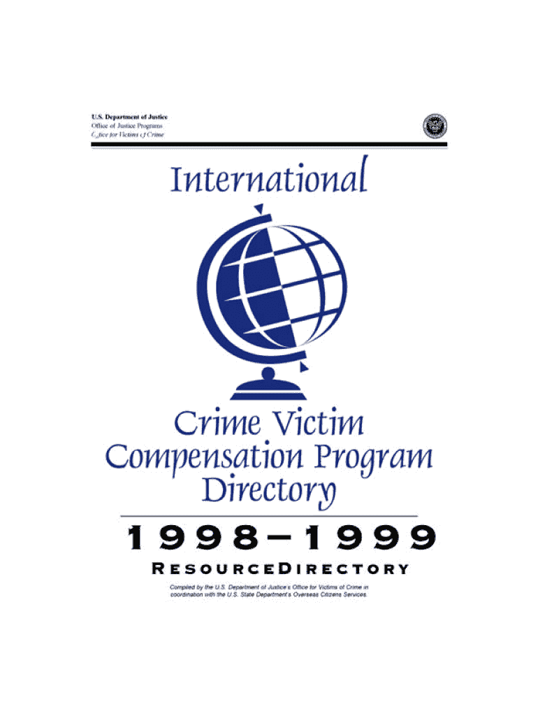 International Crime Victim Compensation Program Directory  Form