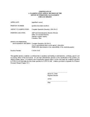 C 0334 13 02, 4793, No Change Opm  Form