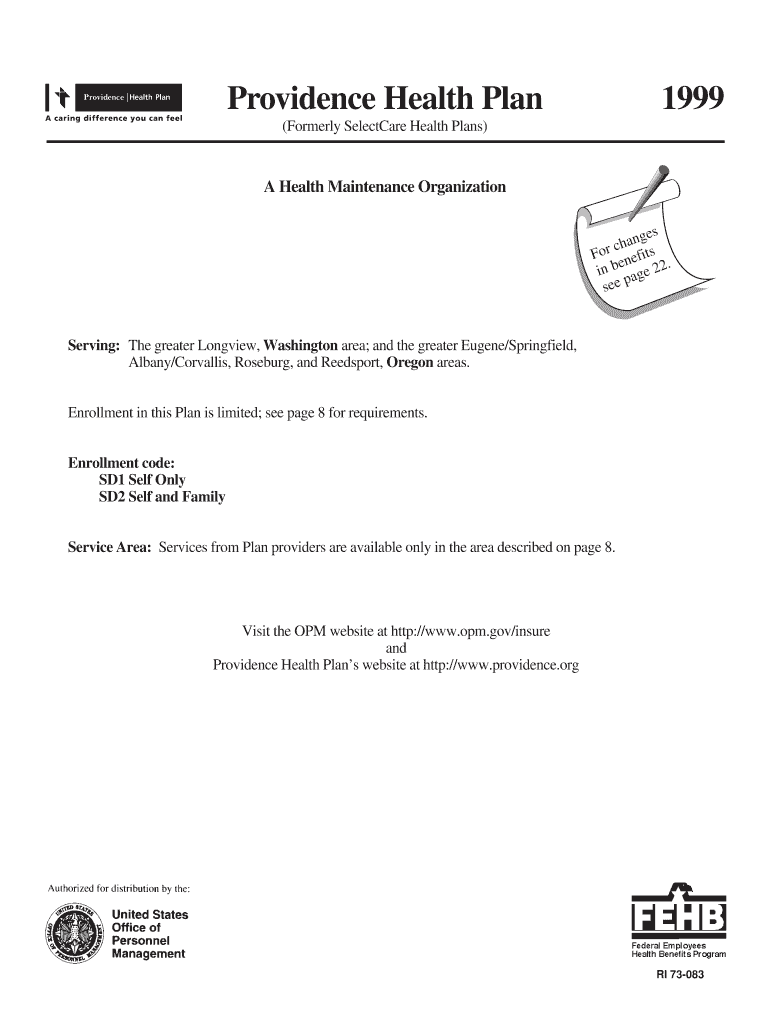 Providence Health Plan Office of Personnel Management Opm  Form