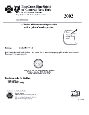 An Independent Licensee of the BlueCross BlueShield Association Opm  Form