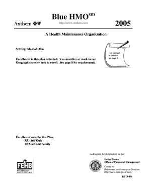 Blue HMO Opm  Form