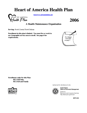 Heart of America Health Plan Opm  Form