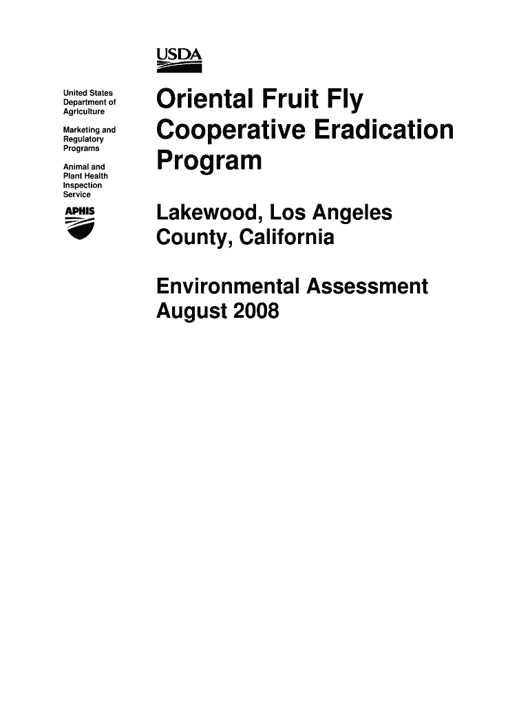 Oriental Fruit Fly Aphis Usda  Form