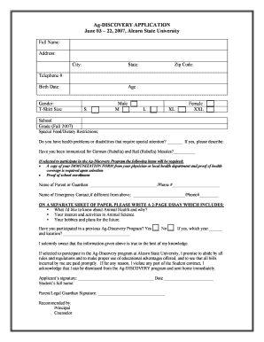 Do Youhave Healthproblems or Disabilities that Require Special Attention Aphis Usda  Form