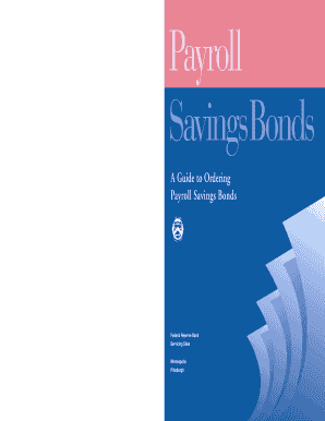 Payroll Savings Guide &#039;00 Ftp Publicdebt Treas  Form