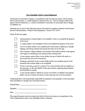 RD Instruction 2036 A, Para  Form