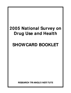 Drug Use and Health Samhsa  Form