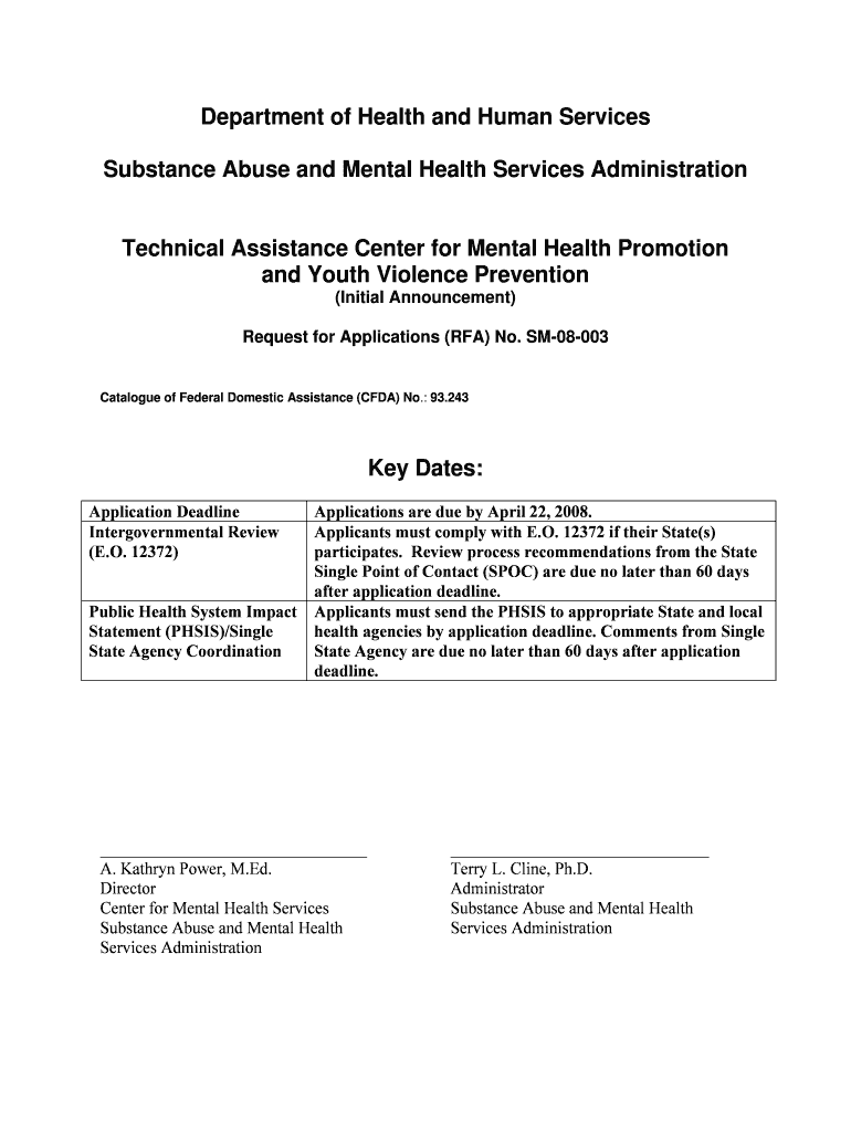 Technical Assistance Center for Mental Health Promotion Samhsa  Form