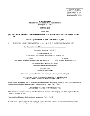 OMB APPROVAL OMB Number 3235 0416 Expires February 28, Estimated Average Burden Hours Per Response 182 Sec  Form