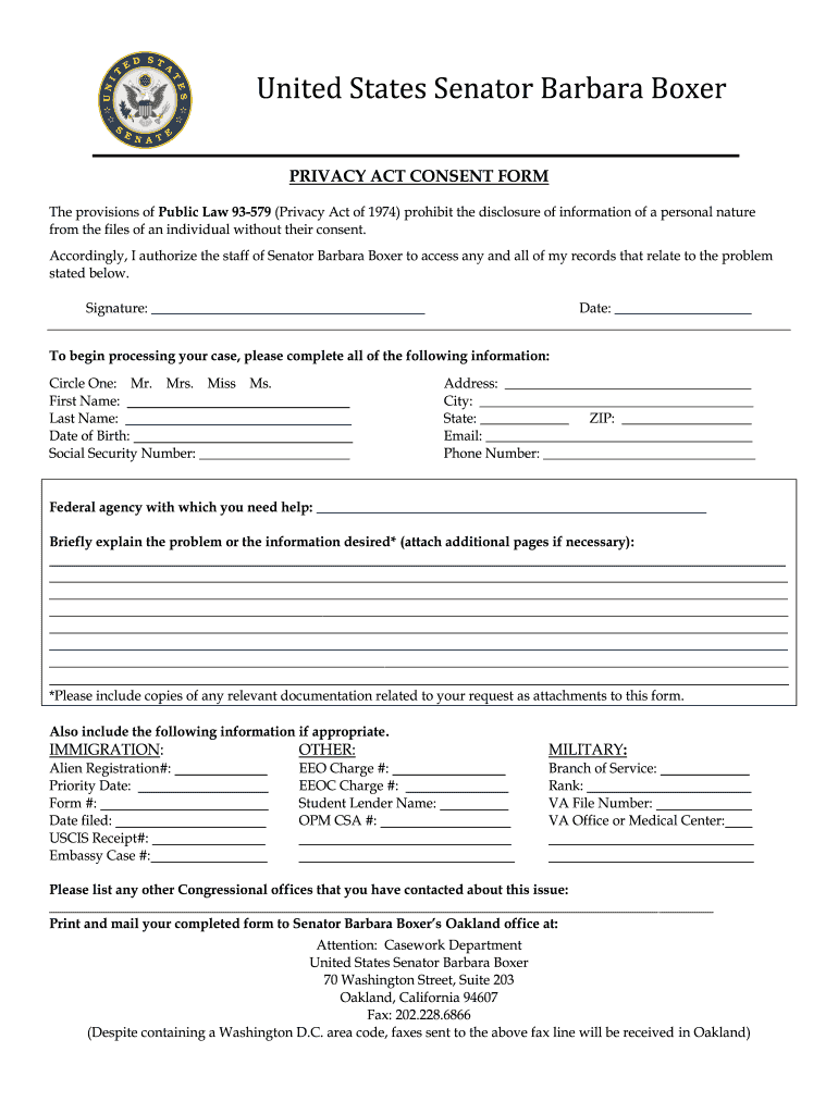 Act Consent Form