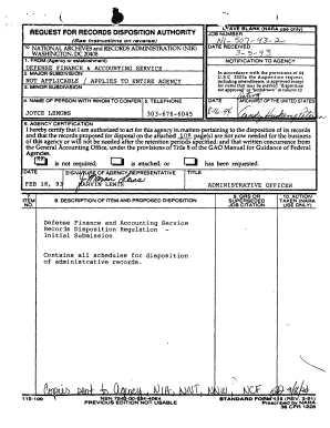 Investigations National Archives and Records Administration Archives  Form