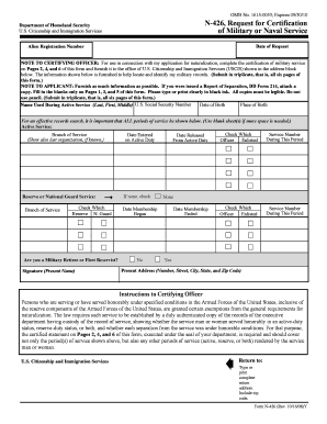 N 426 Example  Form