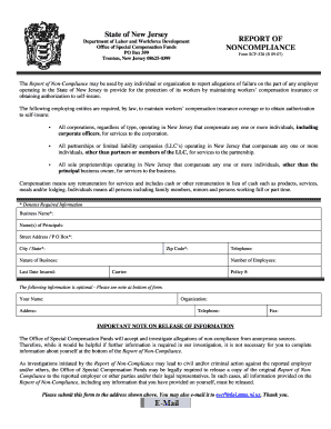Get and Sign Noncompliance Form