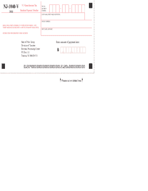 Nj 1040v Form