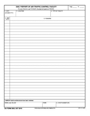 Form 3502 Air Form