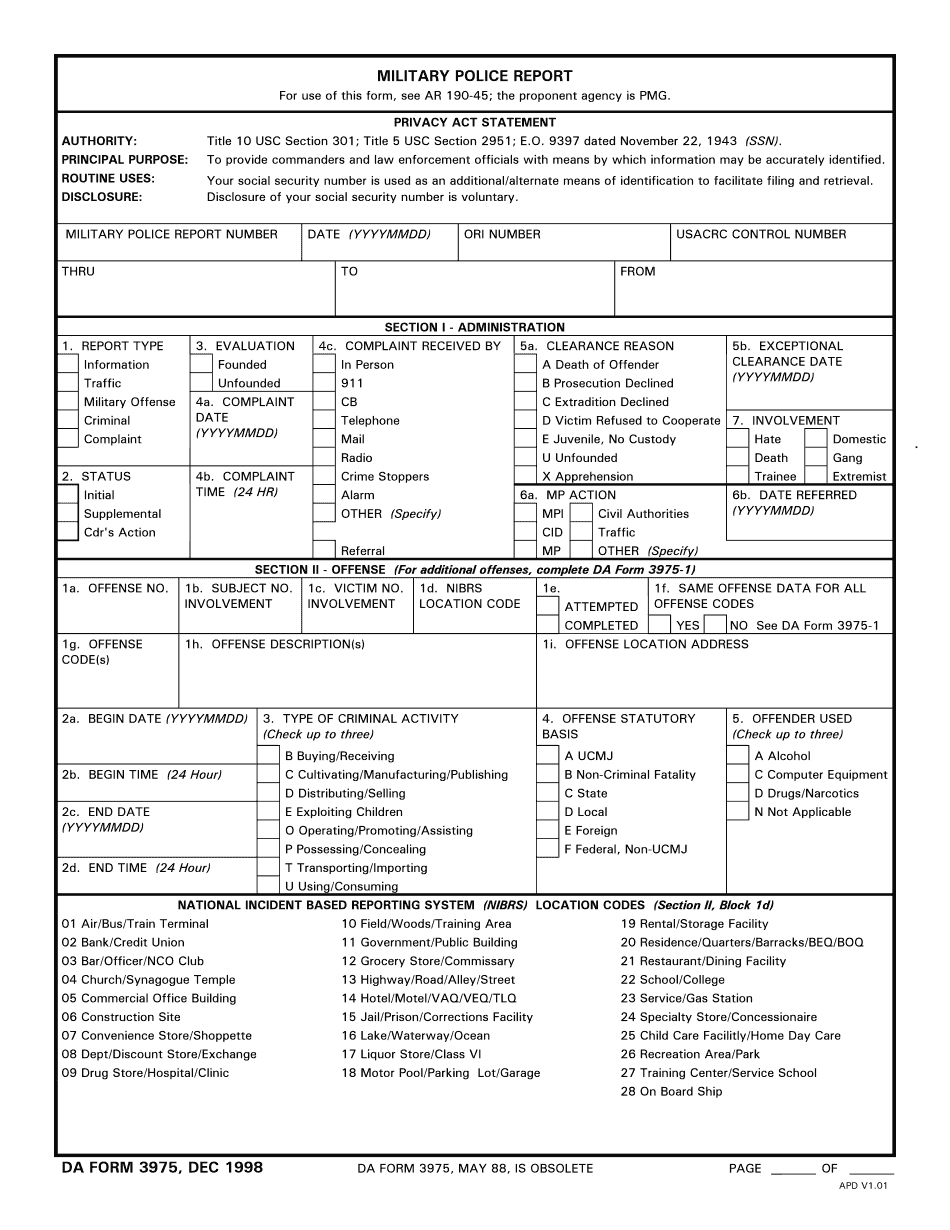 pdfFiller for Law Enforcement  Form