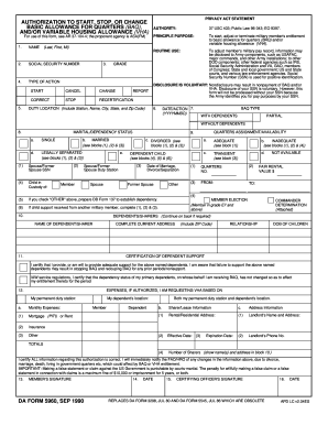 Da form 5960 - Fill Out and Sign Printable PDF Template | SignNow