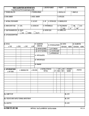 Da Form 7372