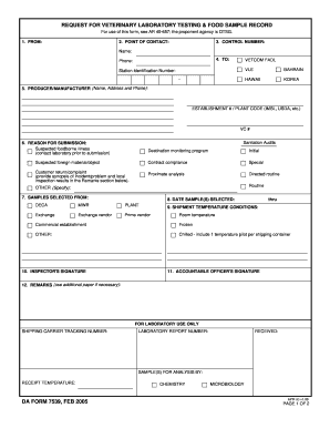 Lab Request Form Template