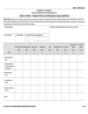 Ttb F52206 Instructions Form