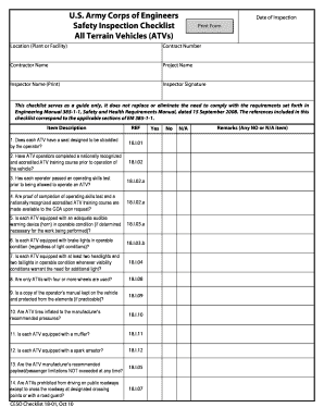 Army Pmcs Checklist  Form