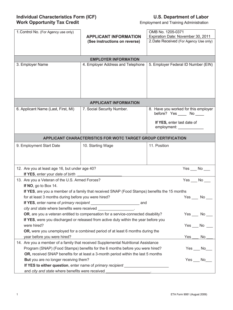  Form 9061 2016