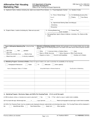 Rural Development Form Hud 935 2a