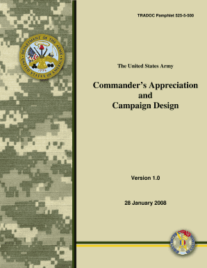 TRADOC Pamphlet 525 5 500  Form