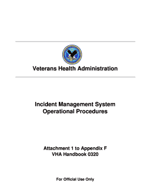 Incident Management System Operational Procedures U S Department of Veterans Affairs This Document Explains the Operational Proc  Form