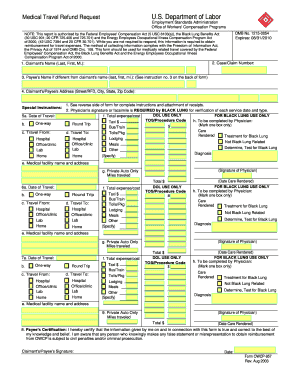 Owcp Form 957