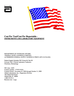 Laboratory Cost Per Test Calculator  Form