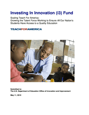 Scaling Teach for America  Form