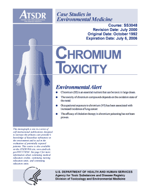 Chromium Toxicity  Form