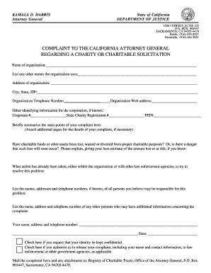 Tennessee Department of Professional Responsibility Printable Complaint Form