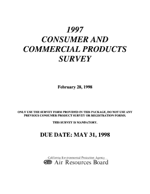 Form 02 26 Consumer and Commercial Products Survey Arb Ca